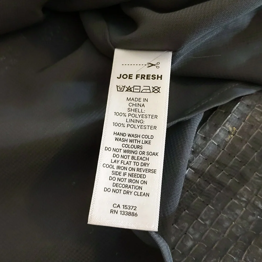 Joe Fresh| NWT Silver Spaghetti Strap Square Sequined Dress - Picture 10 of 13